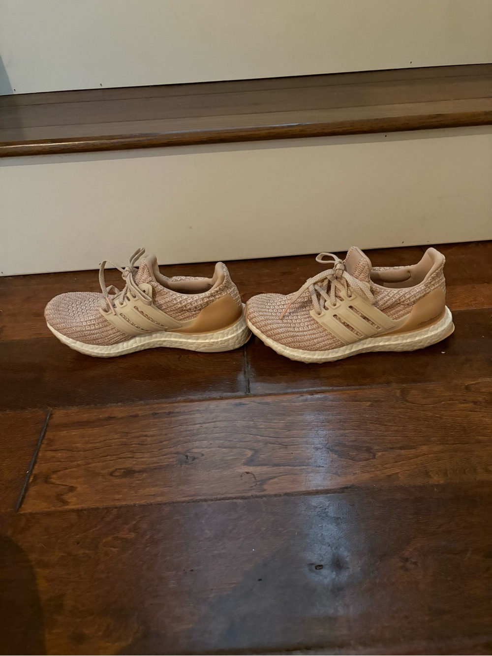 adidas Womens UltraBoost Knit Running Shoes - Light Pink - Picture 7 of 12